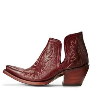 NEW ARIAT women's dixon western boot in sangria red